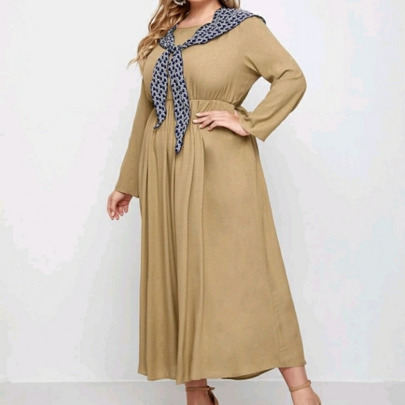 NEW Plus Sailor Collar Dress - Picture 4 of 8